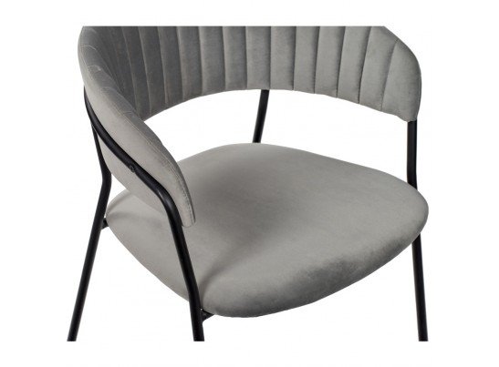 Стул Turin серый с чёрными ножками в Каменске-Уральском