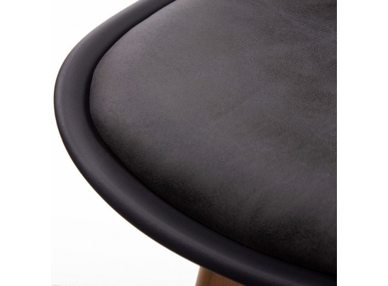 Комплект из 4-х стульев Eames Bon чёрный в Каменске-Уральском