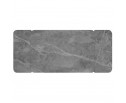 Стол Arthur раскладной 120-184x80x75см, керамогранит серый мрамор Greys Grey, чёрный в Каменске-Уральском