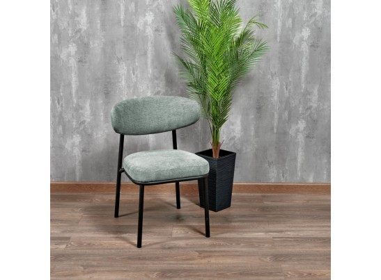 Стул Lucas 2 шалфей шенилл с чёрными ножками в Каменске-Уральском