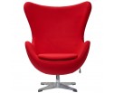 Кресло EGG CHAIR красный кашемир в Каменске-Уральском