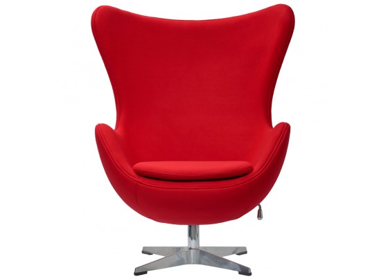 Кресло EGG CHAIR красный кашемир в Каменске-Уральском