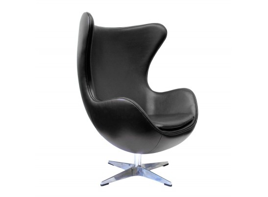 Кресло EGG CHAIR чёрный глянец в Каменске-Уральском
