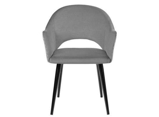 Стул Bruno серый с жаккардом в Каменске-Уральском