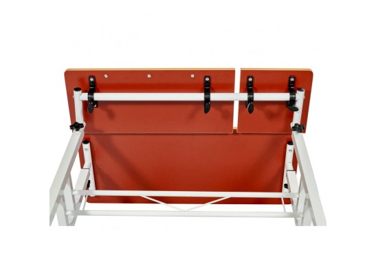 Стол многофункциональный Shuttle 80х58х80-130см, светлое дерево, белый в Каменске-Уральском