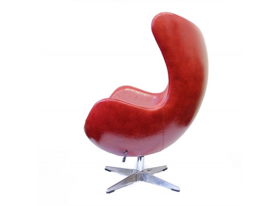Кресло EGG CHAIR красный глянец в Каменске-Уральском