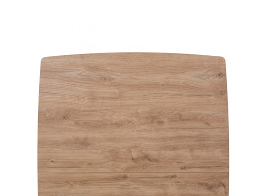 Стол Oslo раскладной 120-160x80x75см, Дуб Навара, чёрный в Каменске-Уральском