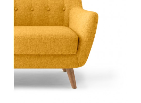 Диван Picasso двухместный горчичный в Каменске-Уральском