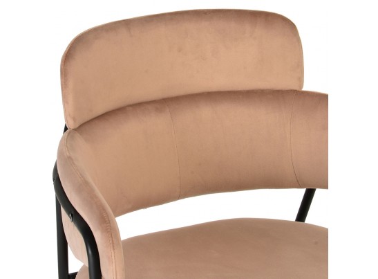 Стул Napoli латте с черными ножками в Каменске-Уральском