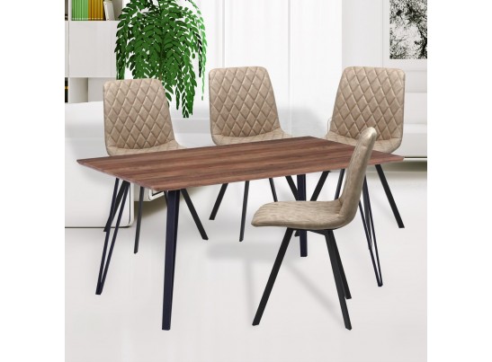 Стол Avanti new 160х90х76см, орех в Каменске-Уральском