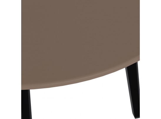 Стол Marcel круглый раскладной 110-140x110x76см, Кофе, чёрный в Каменске-Уральском