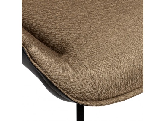 Стул Soft светло-коричневый с чёрным, рогожка в Каменске-Уральском