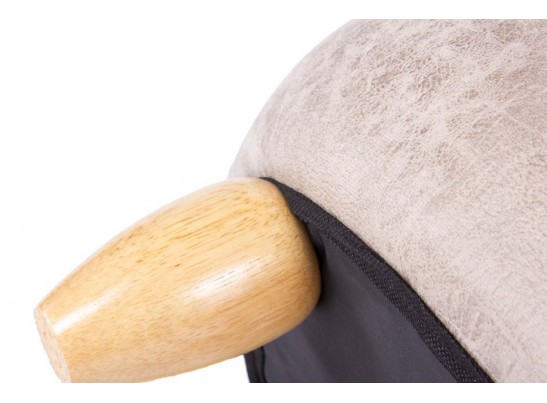 Пуф Поросенок с отсеком для хранения французский серый в Каменске-Уральском