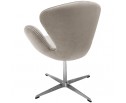 Кресло SWAN STYLE CHAIR латте, искусственная замша в Каменске-Уральском