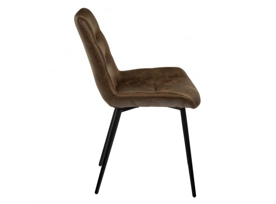 Стул Chester искусственная замша, коричневый в Каменске-Уральском