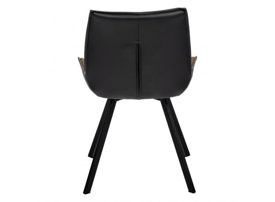 Стул Soft светло-коричневый с чёрным, рогожка в Каменске-Уральском