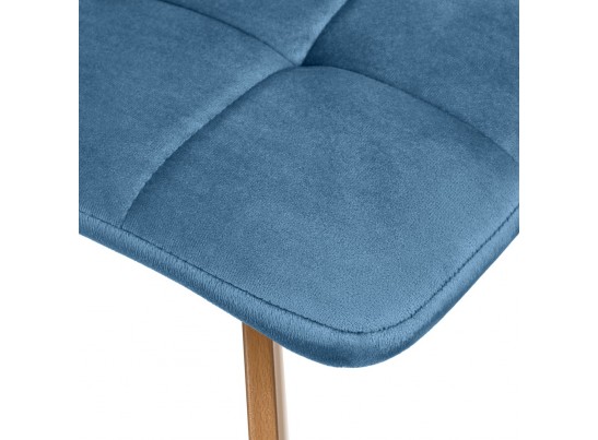 Комплект из 2-х стульев Easy тёмно-бирюзовый с ножками под дерево в Каменске-Уральском