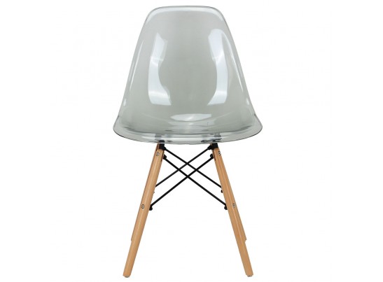 Комплект из 4-х стульев Eames прозрачный серый в Каменске-Уральском