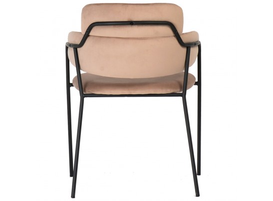 Стул Napoli латте с черными ножками в Каменске-Уральском