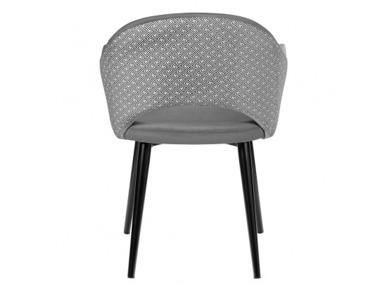 Стул Bruno серый с жаккардом в Каменске-Уральском