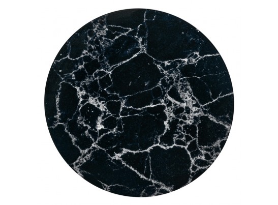 Набор кофейных столиков Tango чёрный мрамор с чёрными ножками, 2шт в Каменске-Уральском