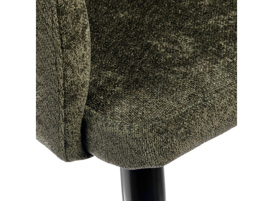 Стул Bruno зелёный шенилл в Каменске-Уральском