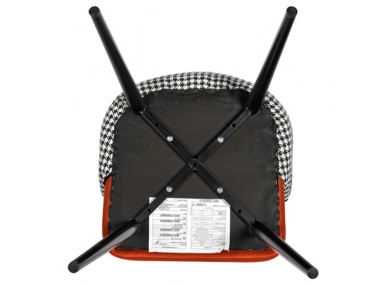 Стул Paola оранжевый с жаккардом в Каменске-Уральском