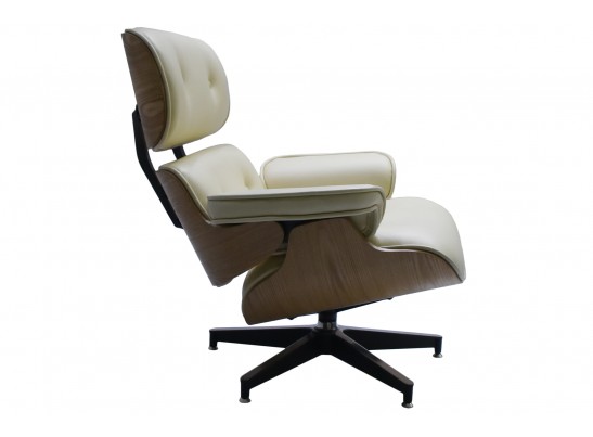 Кресло EAMES LOUNGE CHAIR бежевый в Каменске-Уральском