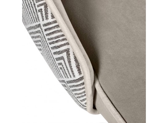 Стул полубарный Dave латте с жаккардом, с поворотным механизмом в Каменске-Уральском