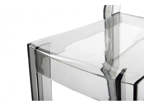 Стул барный Victoria Ghost прозрачный серый в Каменске-Уральском