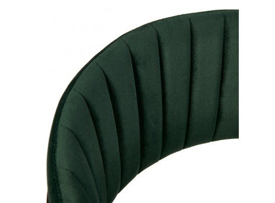 Комплект из 2-х стульев полубарных Turin зеленый с золотыми ножками в Каменске-Уральском