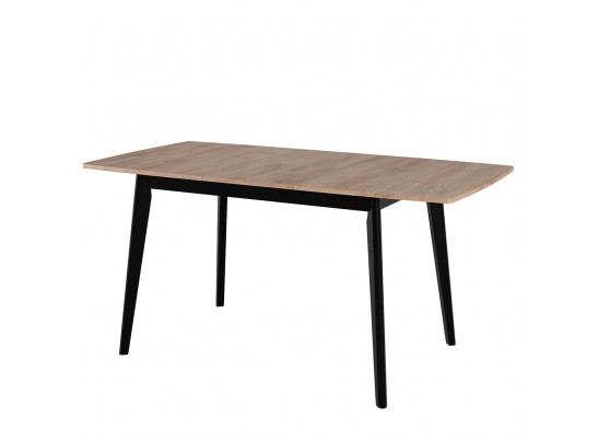 Стол Oslo 120-160 x 80см, Дуб Навара, чёрный в Каменске-Уральском