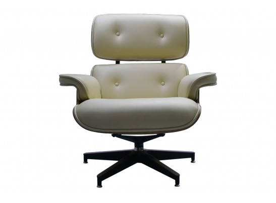 Кресло EAMES LOUNGE CHAIR бежевый в Каменске-Уральском