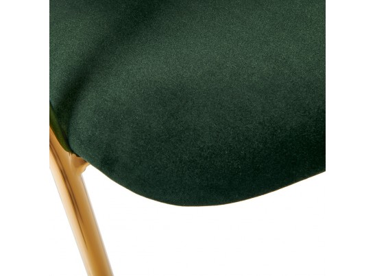 Стул полубарный Turin зеленый с золотыми ножками в Каменске-Уральском