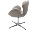 Кресло SWAN STYLE CHAIR латте, искусственная замша в Каменске-Уральском