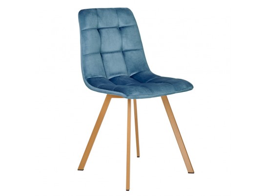 Комплект из 2-х стульев Easy тёмно-бирюзовый с ножками под дерево в Каменске-Уральском