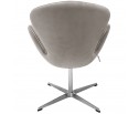 Кресло SWAN STYLE CHAIR латте, искусственная замша в Каменске-Уральском