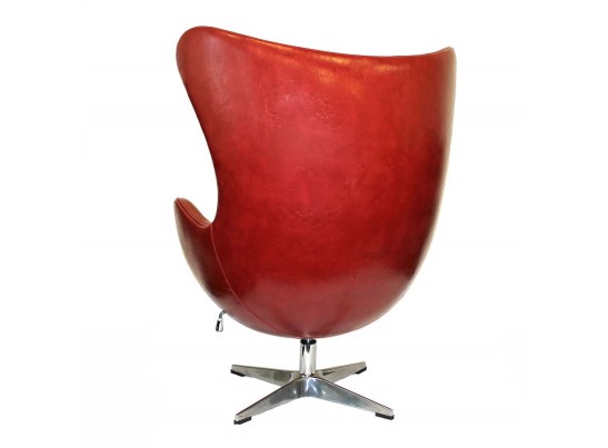Кресло EGG CHAIR красный глянец в Каменске-Уральском