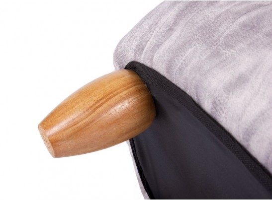 Пуф Бульдог светло-серый в Каменске-Уральском