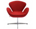 Кресло SWAN CHAIR красный кашемир в Каменске-Уральском