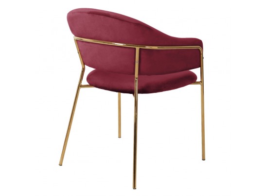 Стул Felix винный с золотыми ножками в Каменске-Уральском