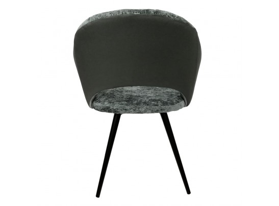 Стул Bruno зелёный шенилл с экокожей с поворотным механизмом в Каменске-Уральском