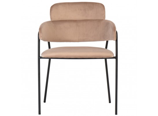 Стул Napoli латте с черными ножками в Каменске-Уральском