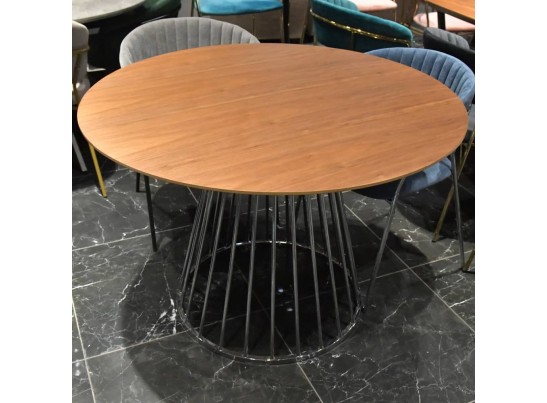 Стол Liverpool 110см орех, хромированные ножки в Каменске-Уральском