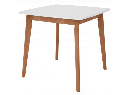 Стол Marcel 80x80х76см, Белый, орех миланский в Каменске-Уральском