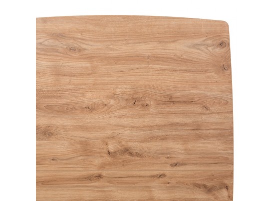 Стол Oslo раскладной 120-160x80x76см, Дуб Навара, белый в Каменске-Уральском