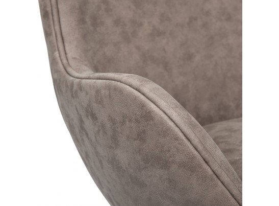 Кресло EGG CHAIR бледно-коричневый матовый с эффектом состаренная кожа в Каменске-Уральском