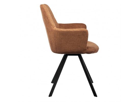 Стул Grant терракотовый шенил на поворотном механизме в Каменске-Уральском