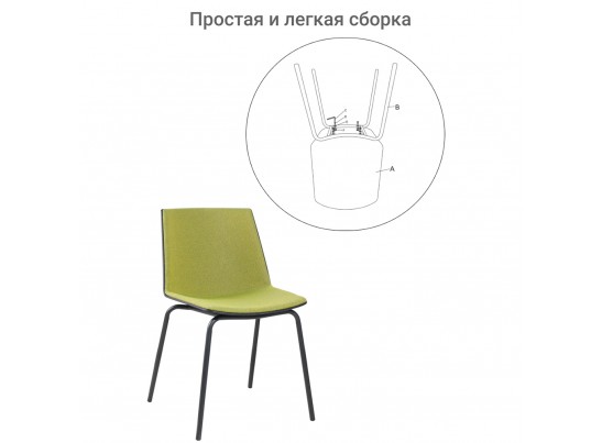 Стул Stark зеленый в Каменске-Уральском