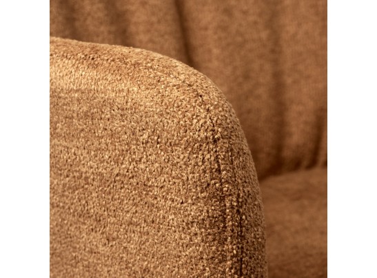 Стул Grant терракотовый шенил на поворотном механизме в Каменске-Уральском